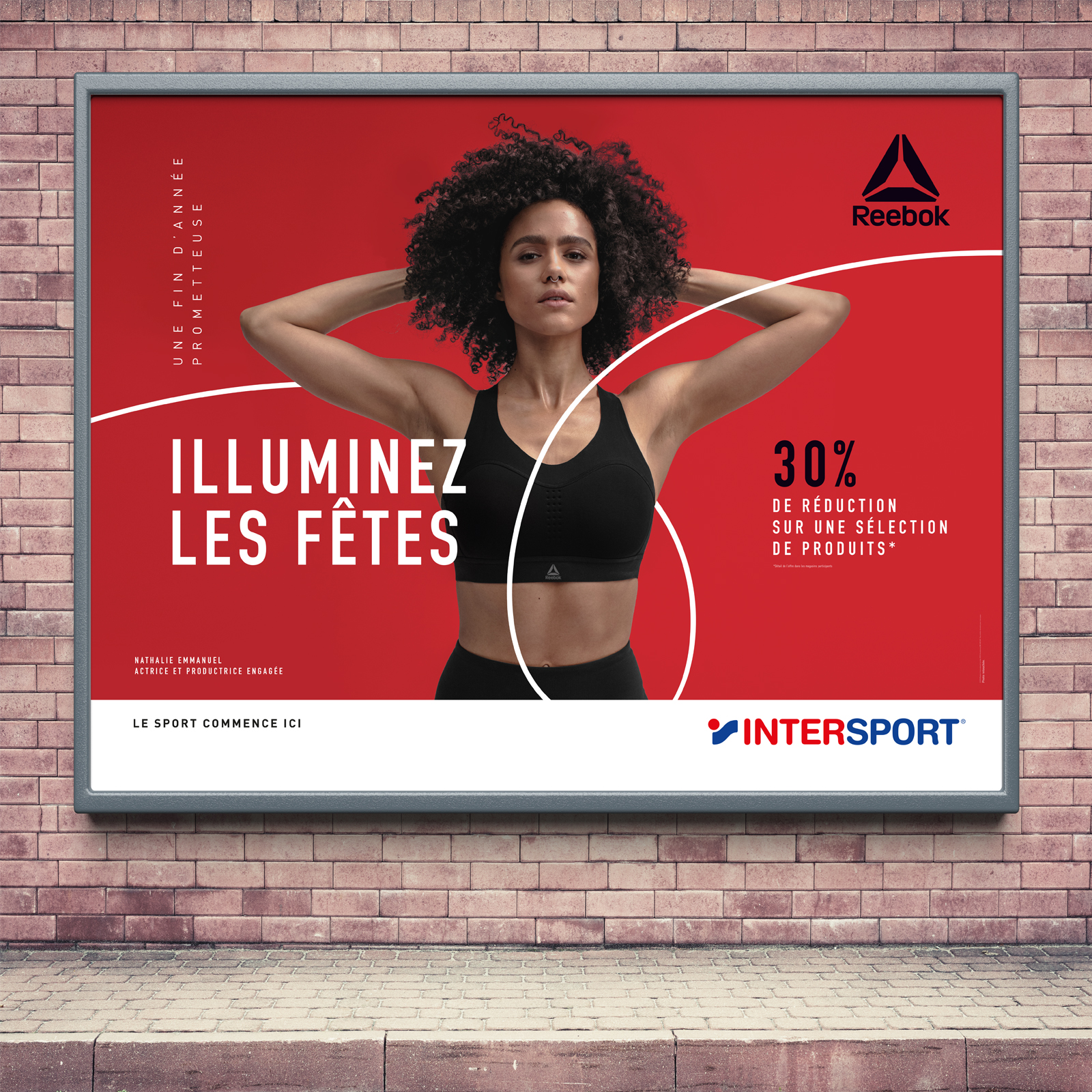 Campagne Affiche Reebok - Graphiste Rennes - PYXEL